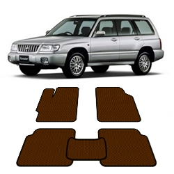 Автоковрики EVA  для Subaru Forester | (SF) кроссовер 1997-2002