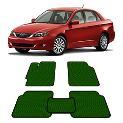 Автоковрики EVA  для Subaru Impreza III c 2007 года выпуска