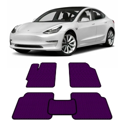 Автоковрики EVA  для Tesla  Model 3