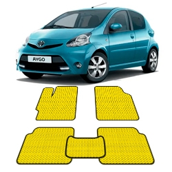 Автоковрики EVA  для Toyota  Aygo 1 2009-2014