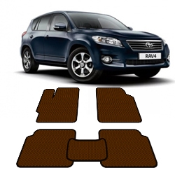 Автоковрики EVA  для Toyota Rav 4 (3) XA30 рестайл кроссовер 2010-2012