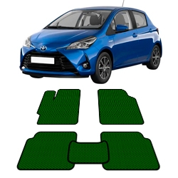 Автоковрики EVA  для Toyota Yaris 2 2005-2012
